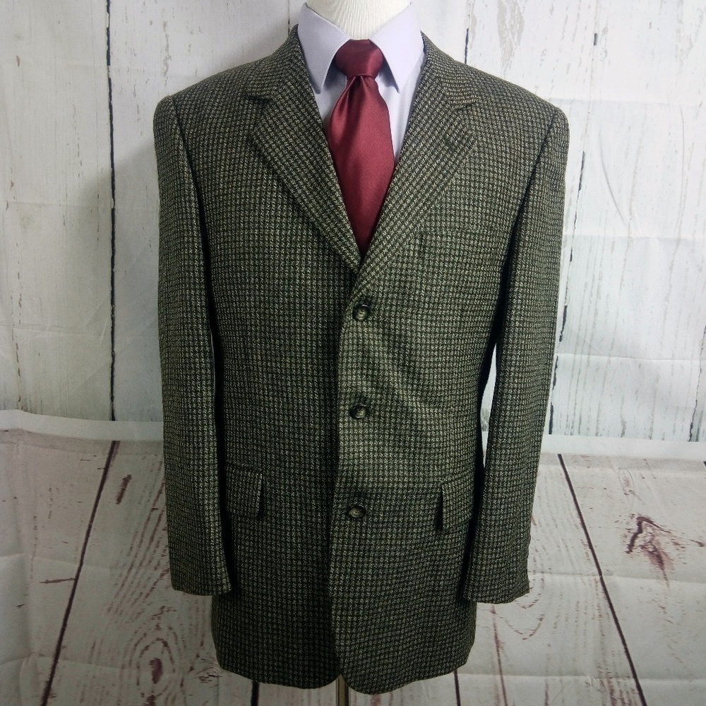 J Riggings 40R Suit Blazer Sports Coat Brown Hound